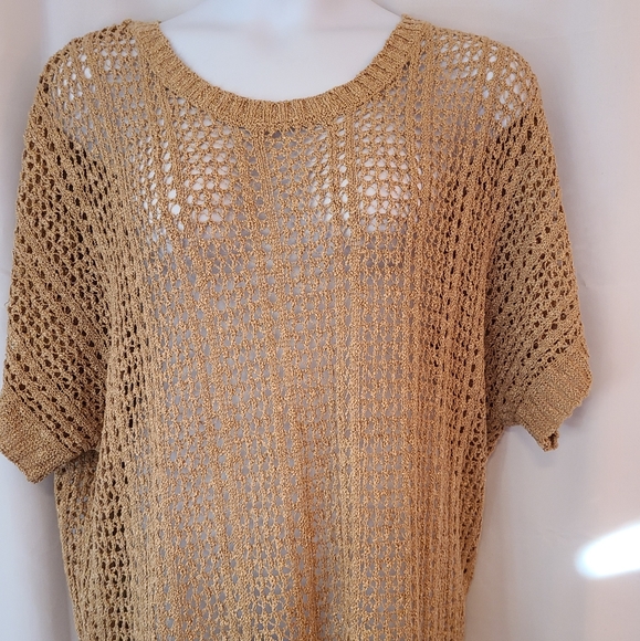 Faded Glory Sweaters - 💥PRICE ⬇️--Cute Short Sleeve Plus size sweater